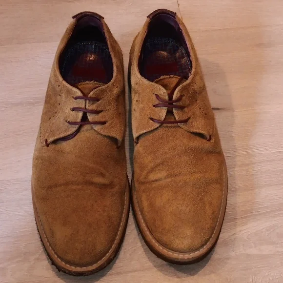Ted Baker London suede camel shoes - Picture 3 of 5